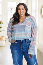 Load image into Gallery viewer, Totally Tubular Striped Long Sleeve Top
