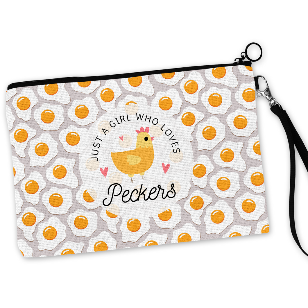 Just A Girl Who Loves Peckers Cosmetic Bag