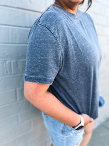 Swipe Left | Vintage Mineral Wash Boyfriend Tee | {various colors}