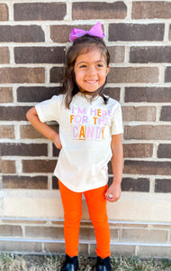 I'm Here For The Candy | Kid's Graphic Tee