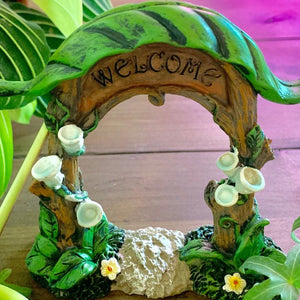 4" Welcome Sign