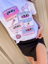 Load image into Gallery viewer, Country Cassette Tape White Graphic Tee
