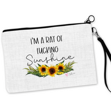 Load image into Gallery viewer, I&#39;m A Ray Of Fucking Sunshine Cosmetic Bag
