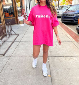 Taken Hot Pink Graphic Tee